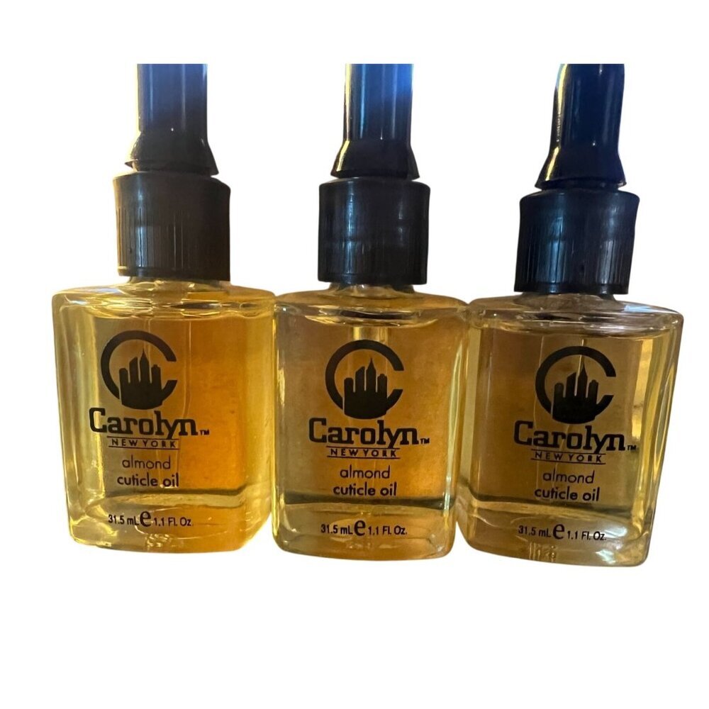 Carolyn New York Almond‎ Cuticle Oil 3-Pack 1.1 fl oz Bottles